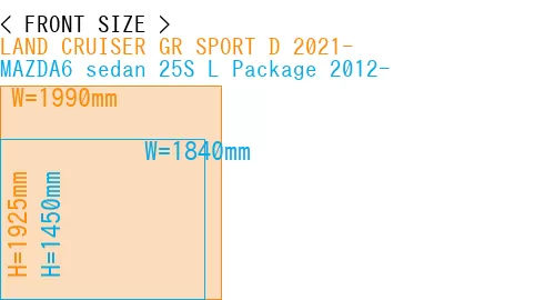#LAND CRUISER GR SPORT D 2021- + MAZDA6 sedan 25S 
L Package 2012-